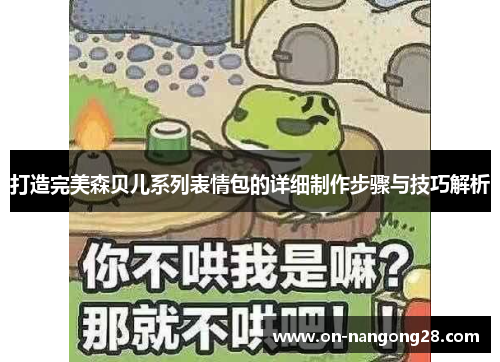 打造完美森贝儿系列表情包的详细制作步骤与技巧解析